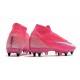 Nike Mercurial Superfly VII Elite SG-PRO x Mbappé Rosa Blast Bianco