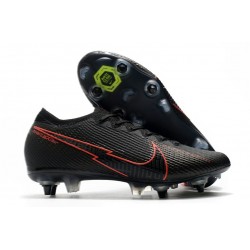 Nike Mercurial Vapor 13 Elite SG-PRO Anti Clog Nero Rosso