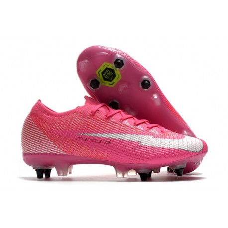 Nike Mercurial Vapor 13 Elite SG-PRO x Mbappé Rosa Blast Bianco Nero