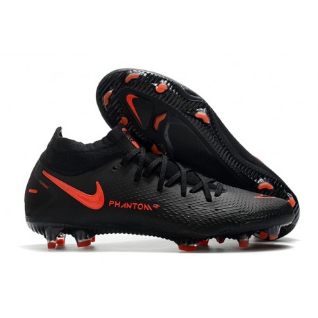 Nike 2020-2021 Phantom GT Elite DF FG Nero Rosso Cile Grigio Scuro