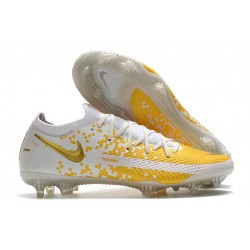 Nike Phantom Generative Texture GT Elite FG Bianco Oro