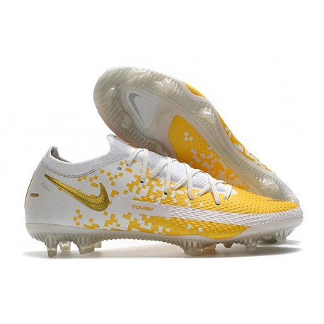 Nike Phantom Generative Texture GT Elite FG Bianco Oro