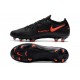 Nike Phantom Generative Texture GT Elite FG Nero Rosso Cile Grigio