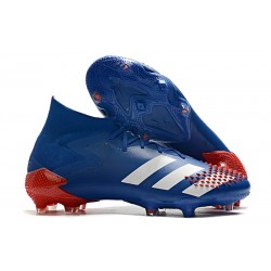 Scarpa adidas Predator Mutator 20.1 FG Blu Royal Bianco Rosso Active