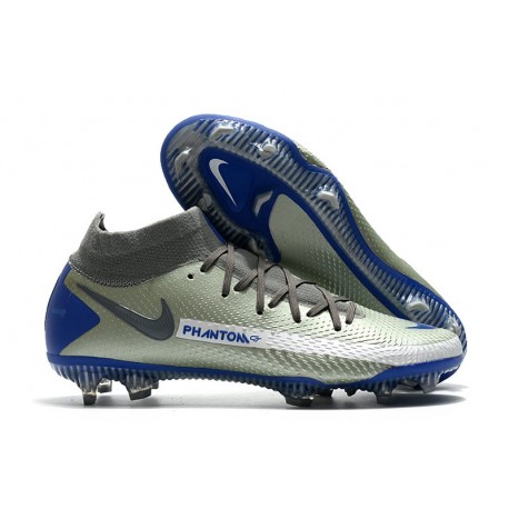 Nike 2020-2021 Phantom GT Elite Dynamic Fit FG Argento Blu