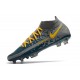 Scarpe Nike Phantom GT Elite DF FG Blu Grigio Giallo