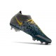 Scarpe Nike Phantom GT Elite DF FG Blu Grigio Giallo