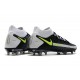 Scarpe Nike Phantom GT Elite DF FG Nero Grigio Giallo