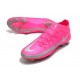 Scarpe Nike Phantom GT Elite DF FG Rosa Argento