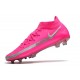 Scarpe Nike Phantom GT Elite DF FG Rosa Argento