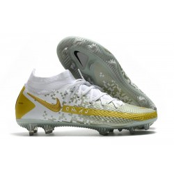 Scarpe Nike Phantom GT Elite DF FG Oro Bianco