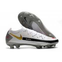 Nuovo 2021 Nike Phantom GT Elite FG Bianco Nero Rosso