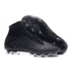 Scarpe calcetto Nike Hypervenom Phantom III DF FG Tutto Nero