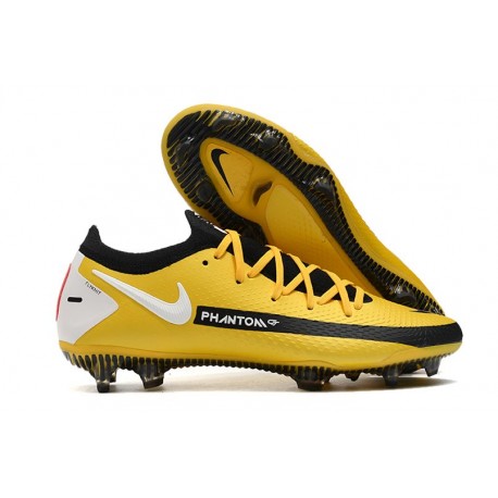 Nike Phantom Generative Texture GT Elite FG Giallo Nero Bianco