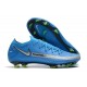 Nuovo 2021 Nike Phantom GT Elite FG Spectrum Pack Blu Argento