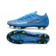 Nuovo 2021 Nike Phantom GT Elite FG Spectrum Pack Blu Argento