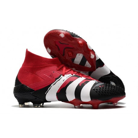 Scarpa adidas Predator Mutator 20.1 FG Nero Bianco Rosso