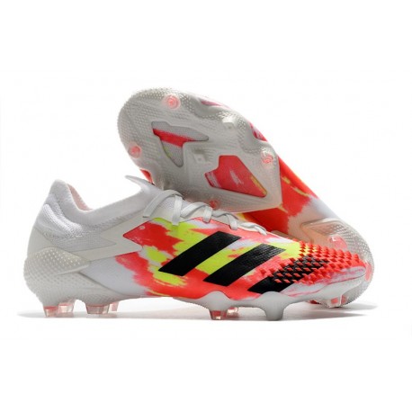 adidas Predator Mutator 20.1 Low FG Bianco Pop Nero