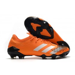 adidas Predator Mutator 20.1 Low FG Arancione Bianco Nero