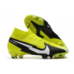 Nike 2021 Mercurial Superfly VII Elite FG Giallo Nero Bianco