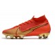 Nike 2021 Mercurial Superfly VII Elite FG CR100 Rosso Oro