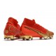 Nike 2021 Mercurial Superfly VII Elite FG CR100 Rosso Oro