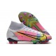 Nike Mercurial Superfly 8 Elite DF FG Dragonfly - Vit Silver Mörklila