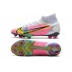 Nike Mercurial Superfly 8 Elite DF FG Dragonfly - Vit Silver Mörklila