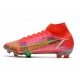 Nike Mercurial Superfly 8 Elite DF FG Cremisi Vivace Argento Metallico