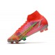 Nike Mercurial Superfly 8 Elite DF FG Cremisi Vivace Argento Metallico