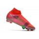 Nike Mercurial Superfly 8 Elite DF FG Cremisi Vivace Argento Metallico