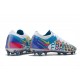 Nike Phantom GT Elite FG 3D Bianco Blu Cloro Rosa Blast Opti Giallo