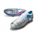 Nike Phantom GT Elite FG 3D Bianco Blu Cloro Rosa Blast Opti Giallo