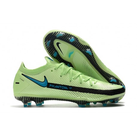 Nuovo 2021 Nike Phantom GT Elite FG Verde Blu Nero