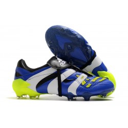 Scarpe da Calcio Adidas Predator Accelerator FG Blu Bianco Giallo