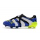 Scarpe da Calcio Adidas Predator Accelerator FG Blu Bianco Giallo