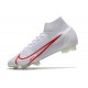 Nike Mercurial Superfly 8 Elite DF FG Bianco Rosso