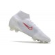 Nike Mercurial Superfly 8 Elite DF FG Bianco Rosso