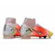 Nike Mercurial Superfly 8 Elite DF FG Bianco Argento Metallico Platino