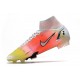 Nike Mercurial Superfly 8 Elite DF FG Bianco Argento Metallico Platino