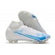 Nike Mercurial Superfly VIII Elite FG Bianco Blu