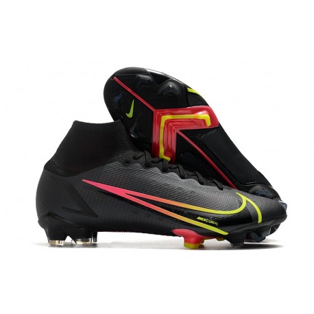 Nike Mercurial Superfly 8 Elite DF FG Nero Rosso