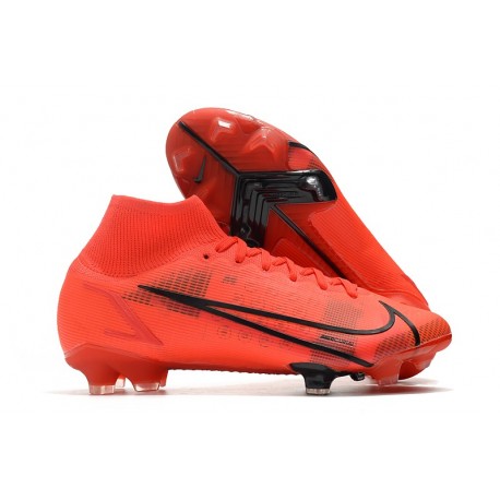 Nike Mercurial Superfly 8 Elite DF FG Rosso Nero