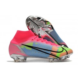 Nike Mercurial Superfly VIII Elite FG Rosa Blu Giallo