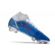 Nike Mercurial Superfly VIII Elite FG Blu Bianco Rosso