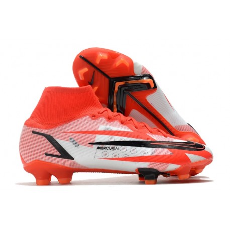 Nike Superfly 8 Spark Positivity CR7 Elite FG Rosso Bianco Nero